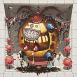 The album art for "Optical Delusion" by Orbital & Sleaford Mods