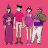 The album art for "Cracker Island (feat. Thundercat) - Single" by Gorillaz